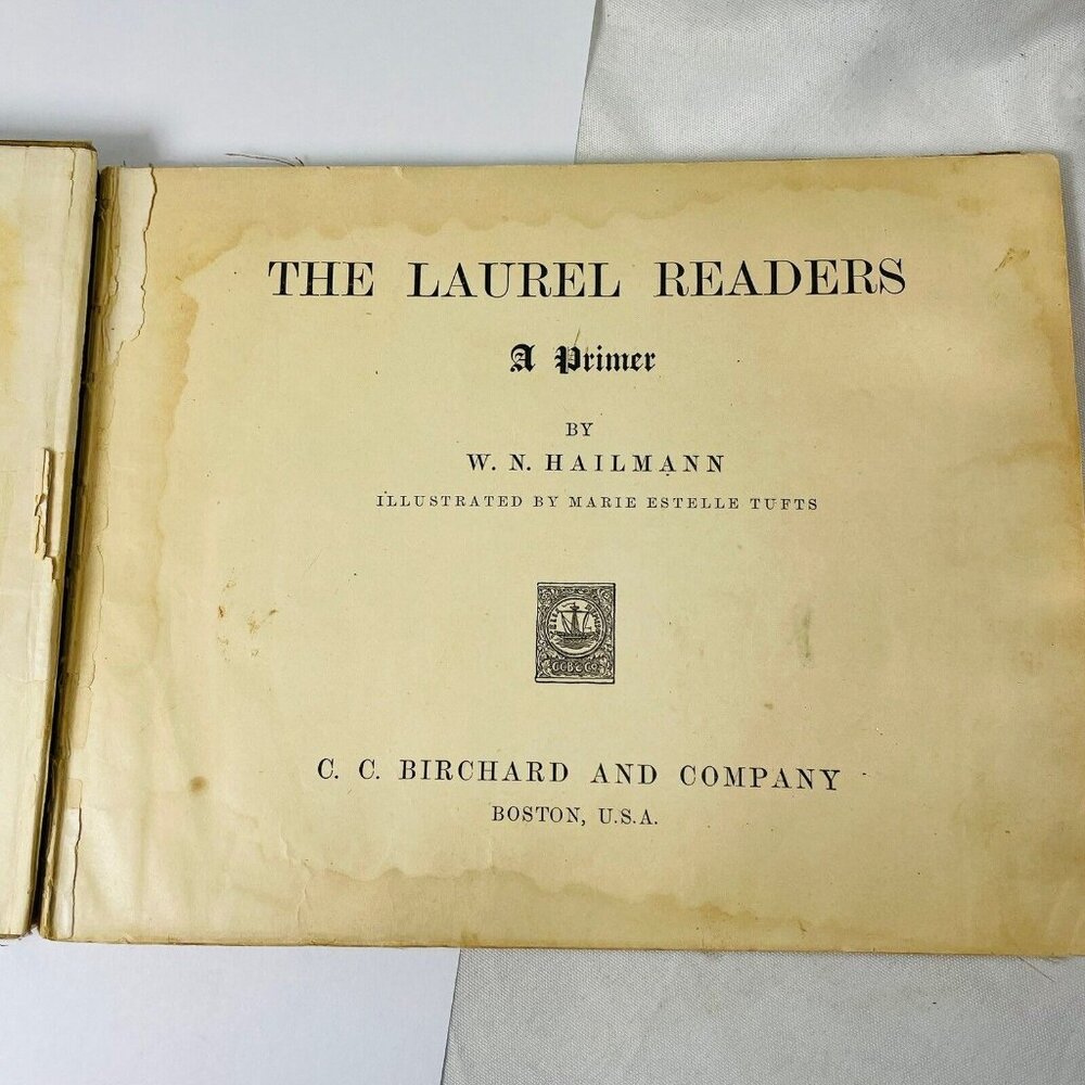 Laura’s Series 1902 A Primer Hailmann Birchard Reading Writing With Cursive Book - Picture 8 of 16